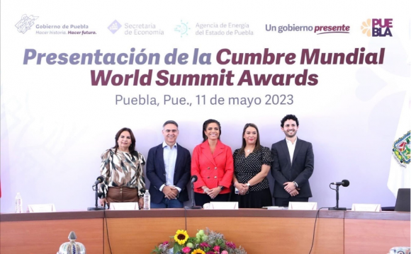 Recibe Puebla Cumbre Mundial World Summit Awards 2023”