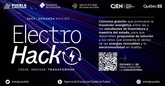 Lanza la Secretaría de Economía y la Agencia Estatal de Energía, la segunda edición del concurso “Electrohack”