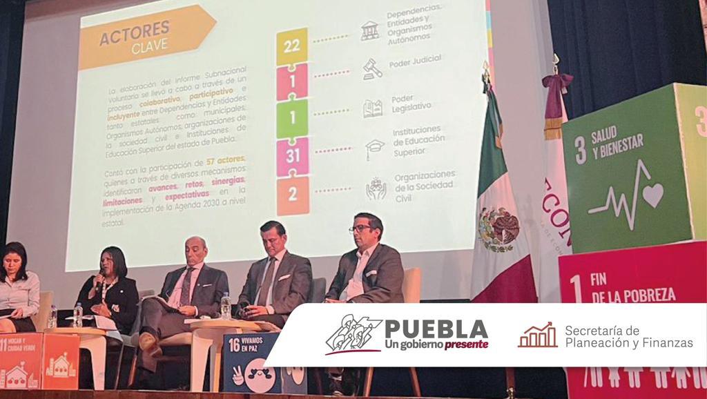Puebla presenta su 1er Informe Subnacional Voluntario en la Primera Convención Nacional por la Agenda 2030