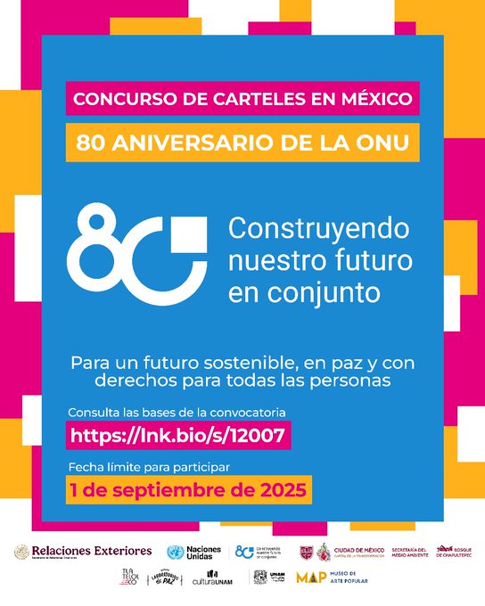 Concurso de Carteles “Por un futuro sostenible, en paz y con derechos para todas las personas”