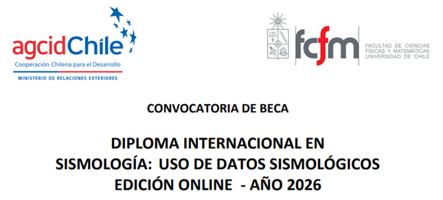 Diploma Internacional en Sismología: Uso de Datos Sismológicos 2026