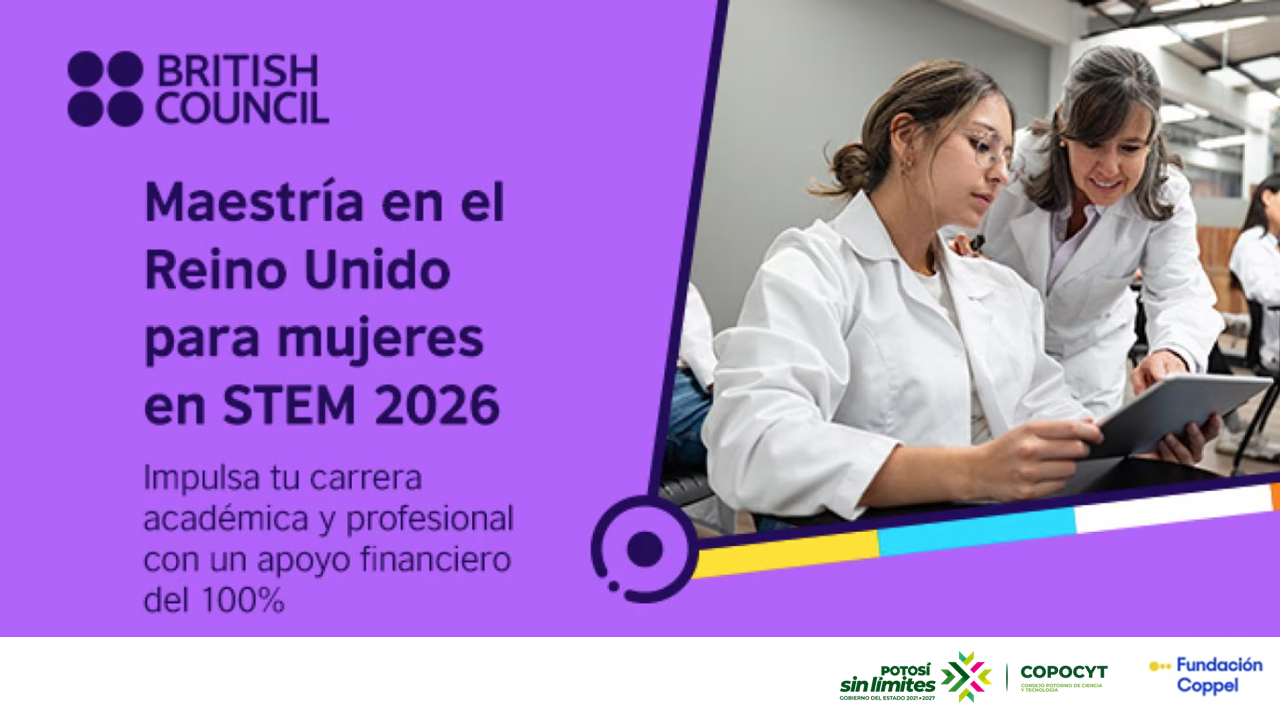Maestría en el Reino Unido para mujeres en STEM 2026