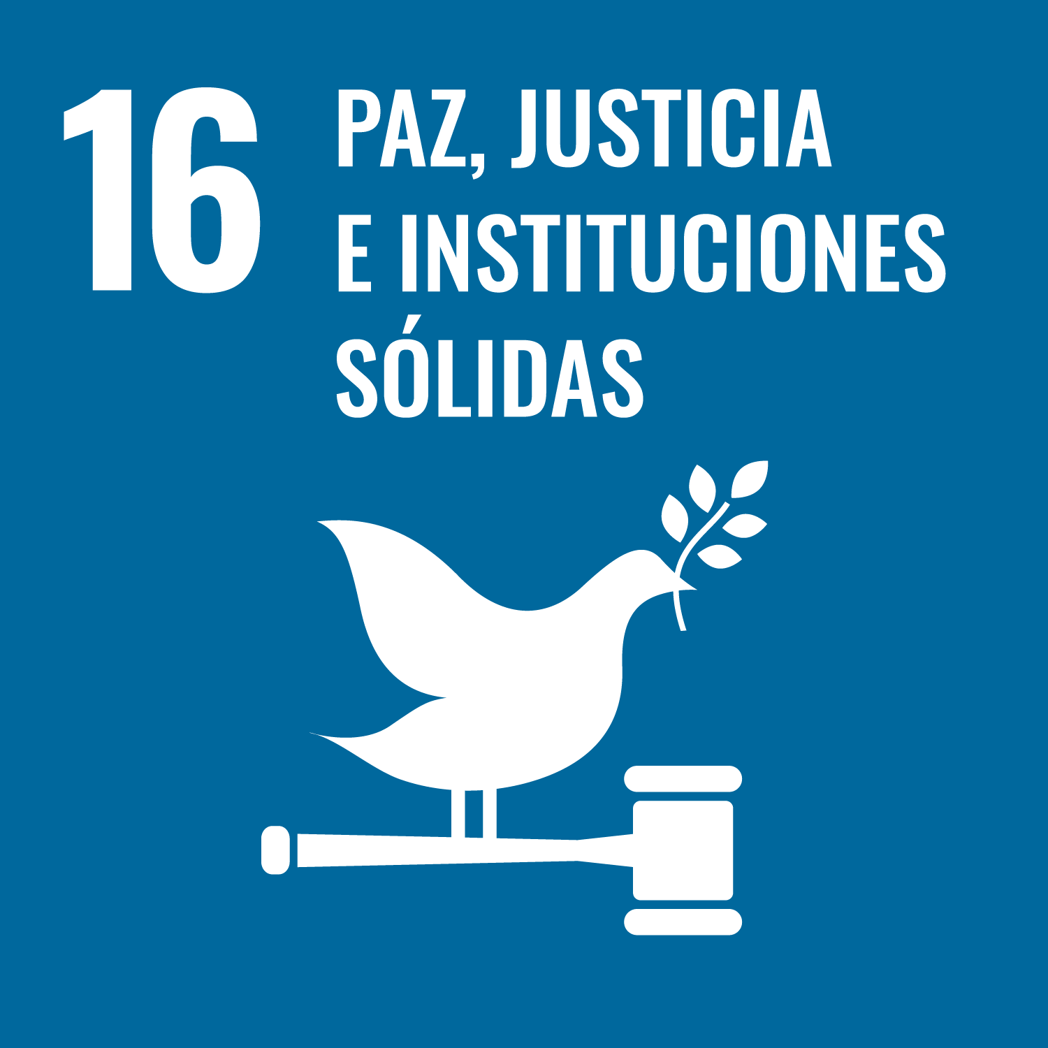 Ícono del ODS 16: Paz, Justicia e Instituciones Sólidas